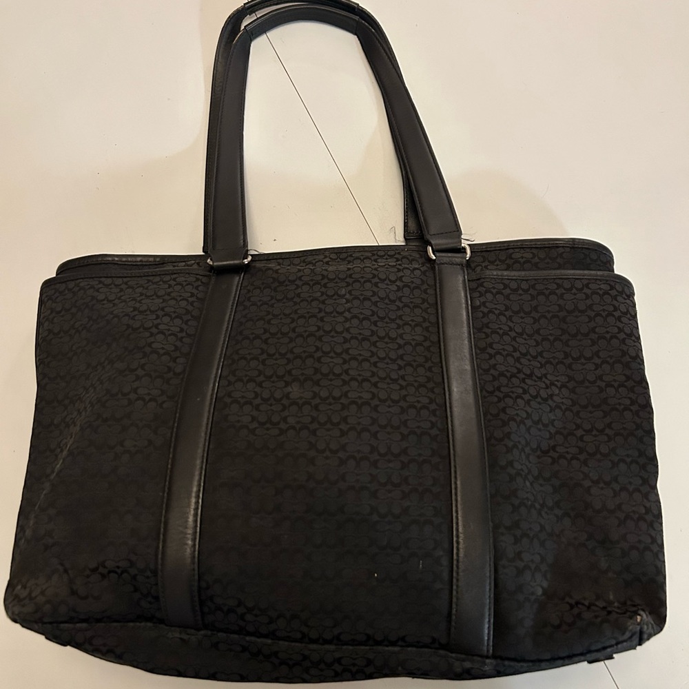 Coach monogram diaper bag